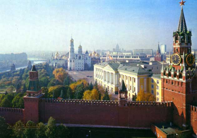 Москва. Вид на Кремль. 1980
